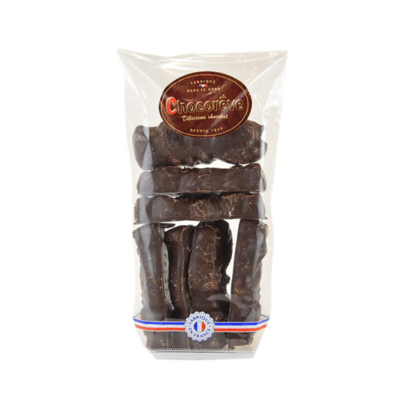 Maison Chuques Allard est un grossiste en chocolats, biscuits et confiserie. Nous vous proposons des sachets de Guimauves chocolat noir Chocorêve en sachet 190 g