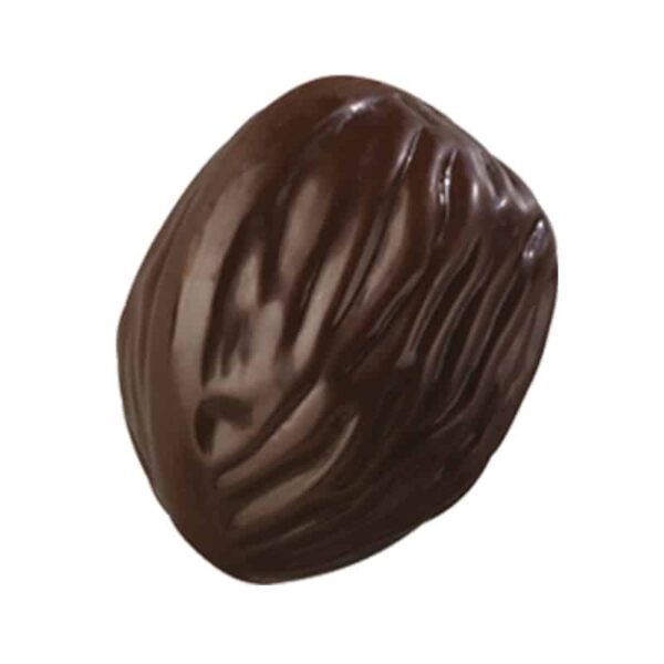 Maison Chuques Allard est un grossiste en confiserie, chocolat et biscuit à destination des professionnels. Evidence est un chocolat fourré au praliné doux enrobé de chocolat noir fondant.