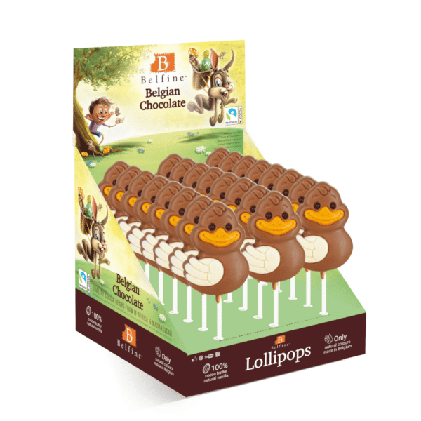 Sucette Poussin Jenny, lait coloré 35g