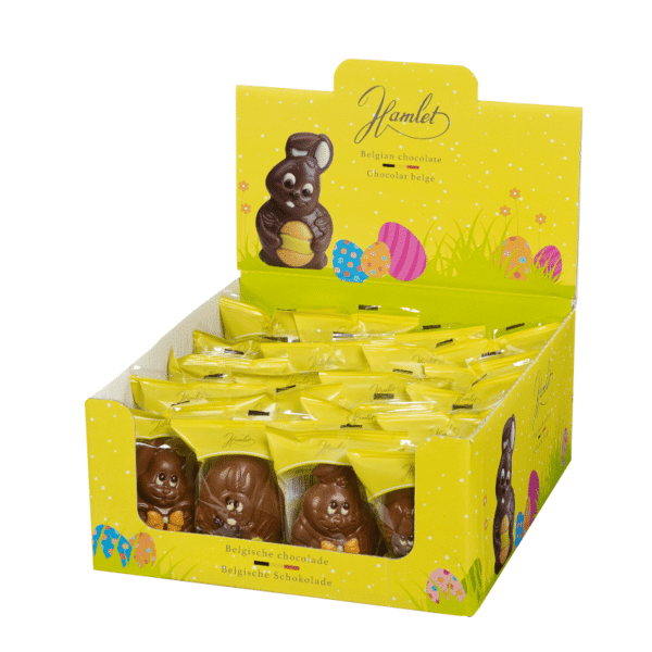 Moulages "Happy" mix chocolat au lait 50g sous cello - 24 pcs - Image 2