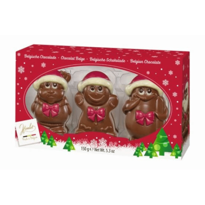 Lot 2 Moulages père Noël - Chocolat au Lait