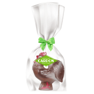Sachet coq lait déco rouge 180g - 17cm - 8 sachets