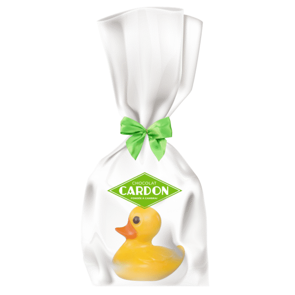 Sachet canard coloré jaune 45g - 7cm x 15 sachets