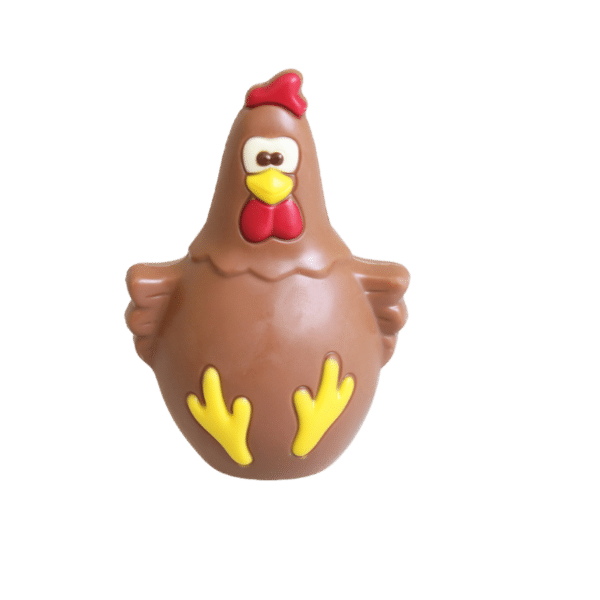 Sachet poule "Bunty" lait coloré 80g - 13cm - 8 sachets - Image 2