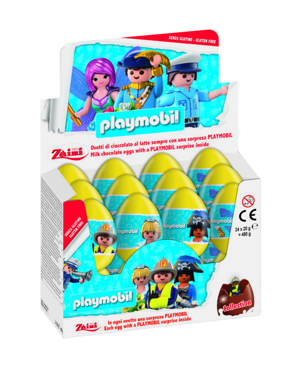 OEUF CHOCOLAT PLAYMOBIL 20G - 24 PIECES