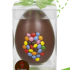 Boîte oeuf de Pâques chocolat smarties