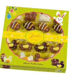 figurines chocolat praliné